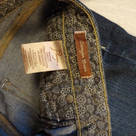 Paige "canyon boot" jeans - Picture 7 of 7